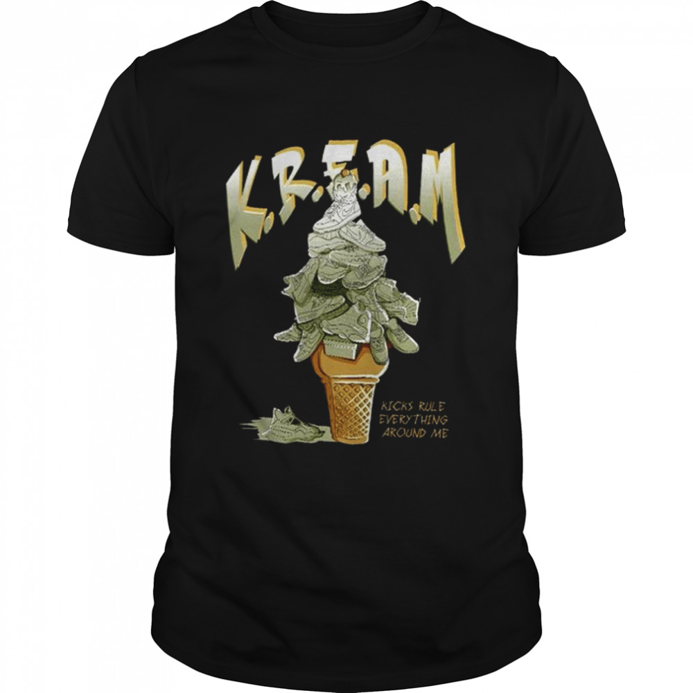 Kream Match Jordani 5 Retro Jade Horizon shirt Classic Men's T-shirt