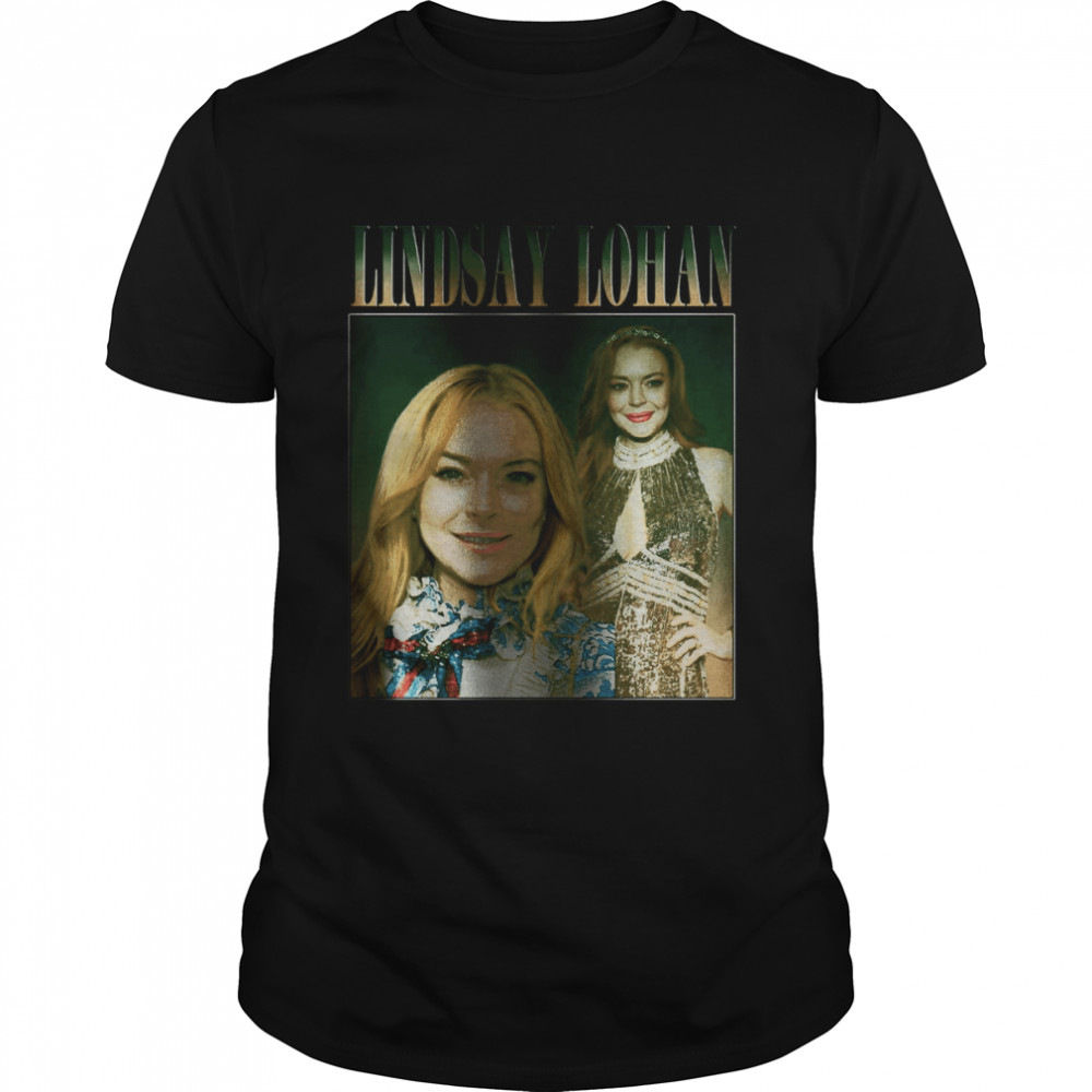 Lindsay Lohan90’s Vintage Art shirt Classic Men's T-shirt