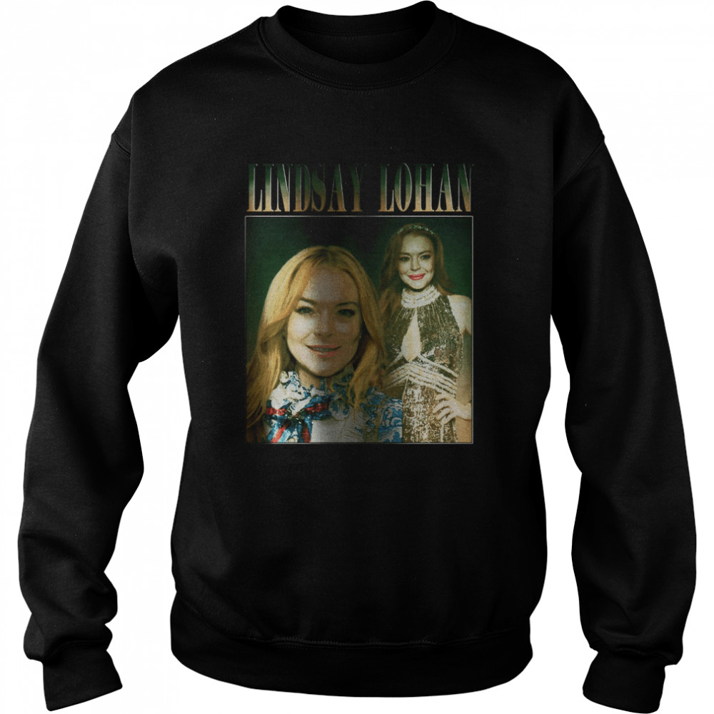 Lindsay Lohan90’s Vintage Art shirt Unisex Sweatshirt