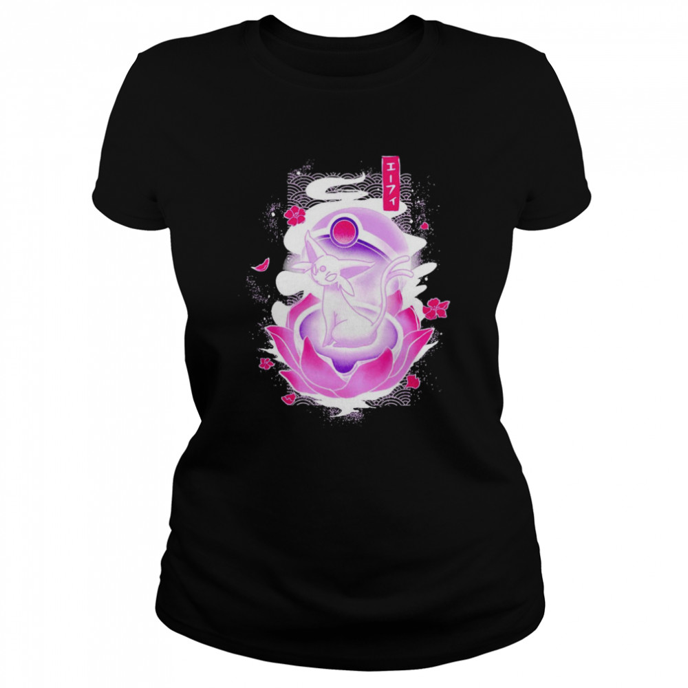 Pokemon Espeon Japanese style T-shirt Classic Women's T-shirt