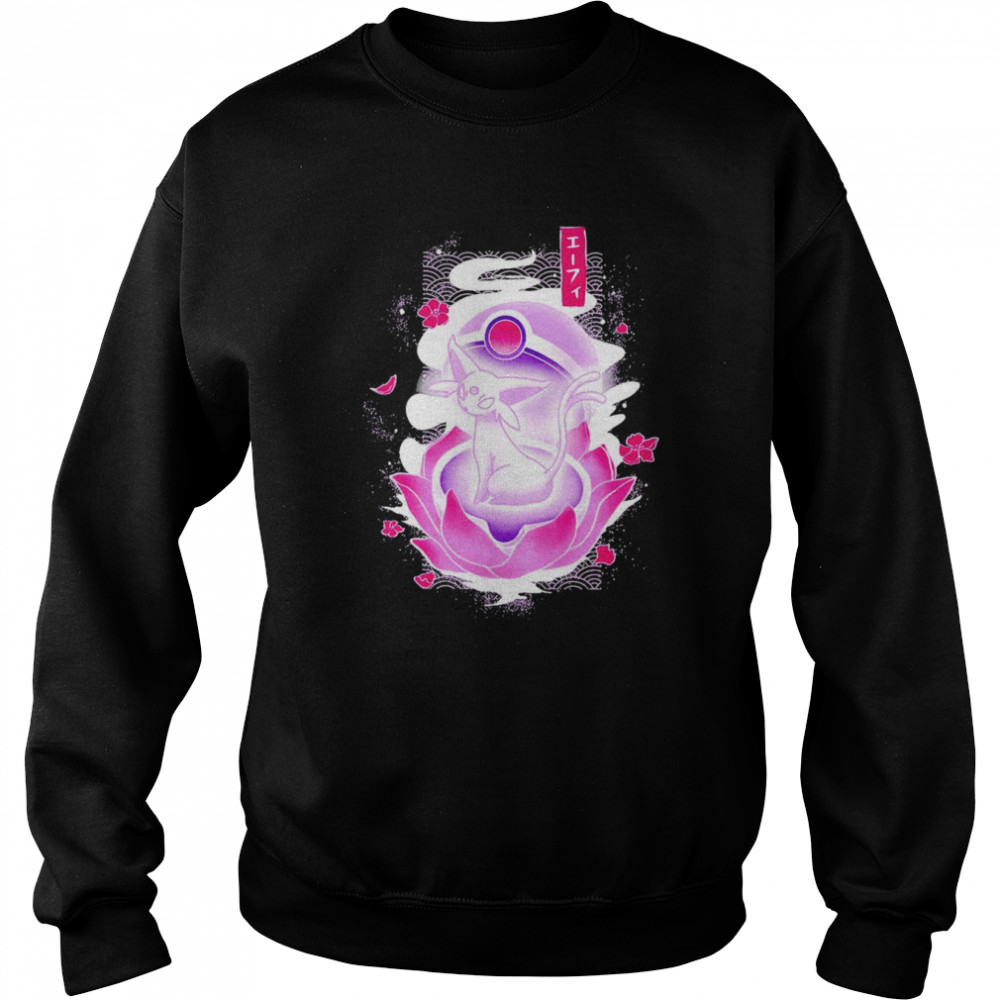 Pokemon Espeon Japanese style T-shirt Unisex Sweatshirt