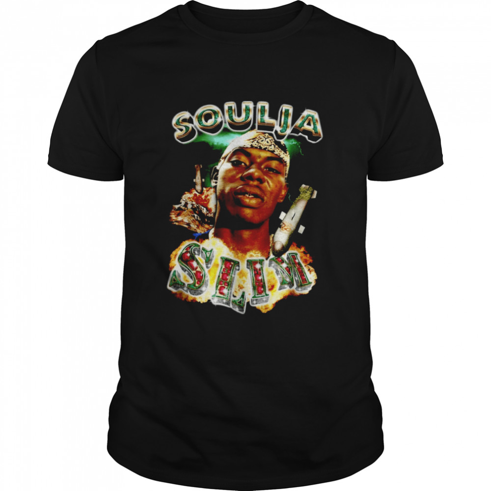 Soulja Slim Rapper Hiphop Inspired 90s Bootleg Rap Old School shirt