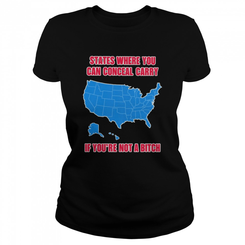 States Where You Can Conceal Carry Shirt