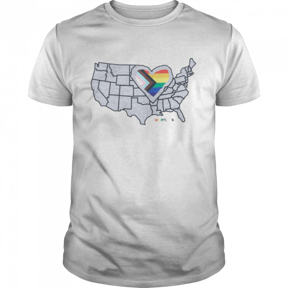 Heartland Progress Pride Flag T- Classic Men's T-shirt