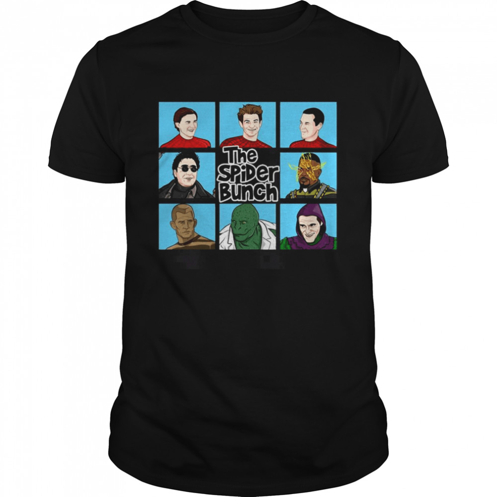 The Spider Bunch No Way Home X The Brady Bunch shirts