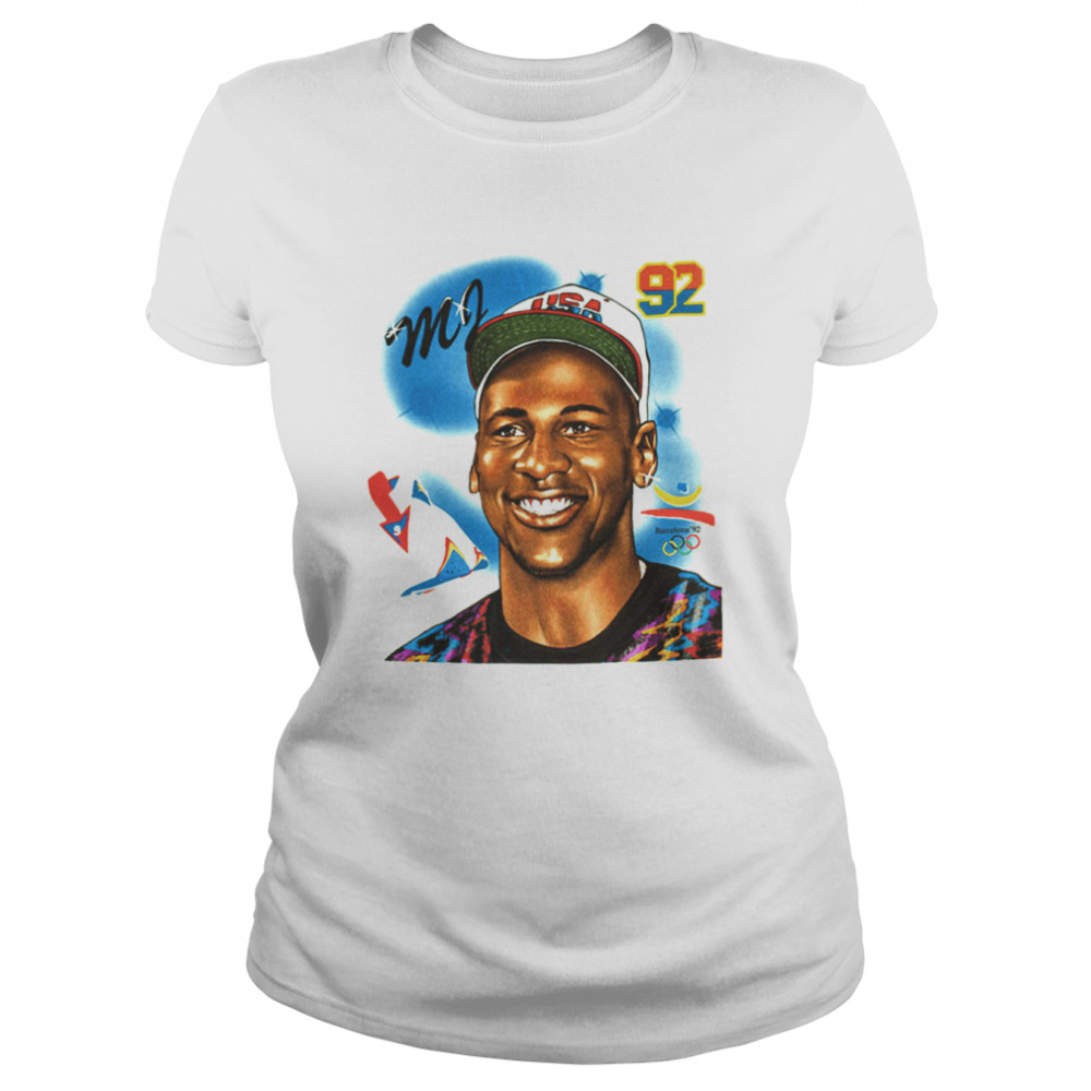 Jayson Tatum Mj Barcelona 92 Michael Jordan For Fan shirt Classic Women's T-shirt