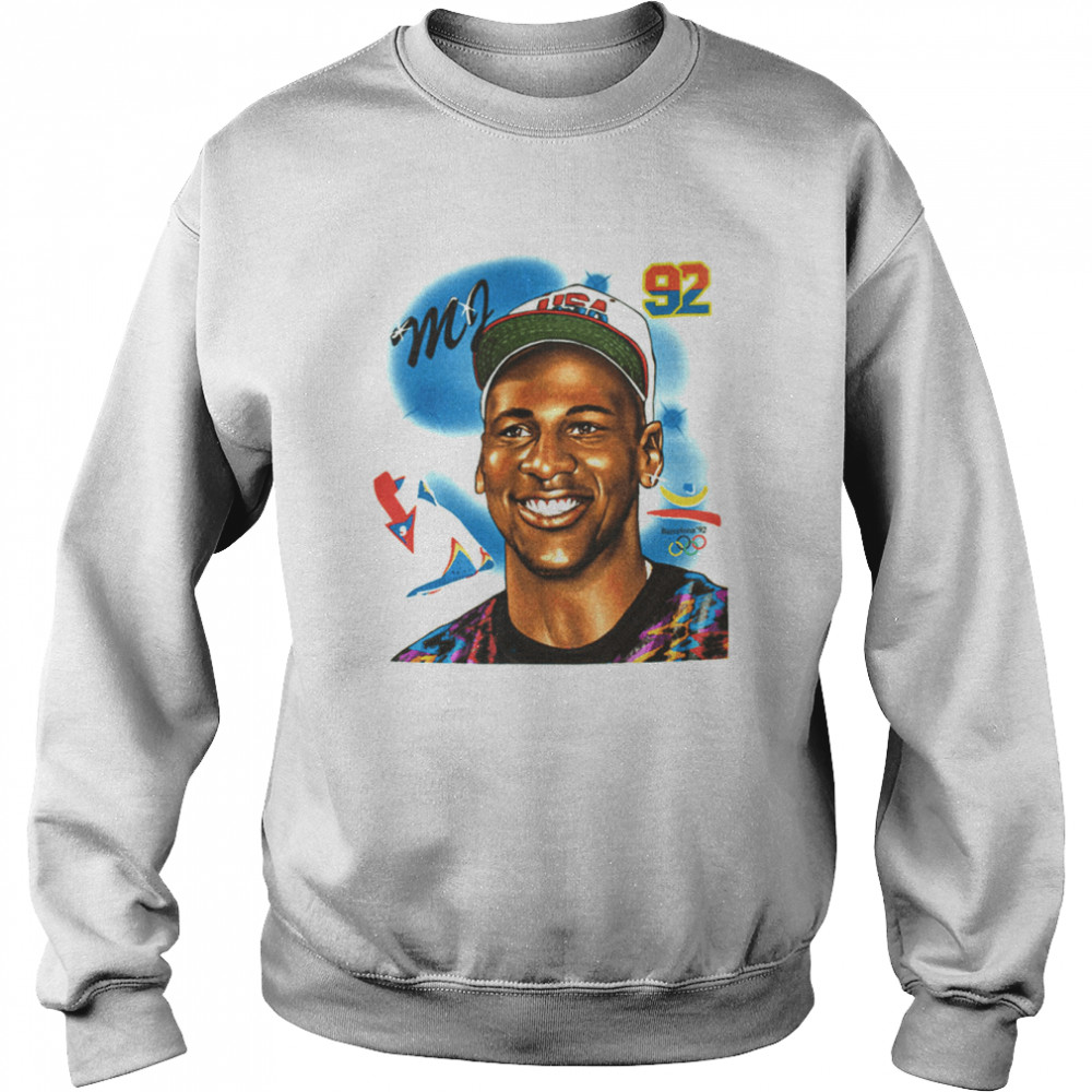 Jayson Tatum Mj Barcelona 92 Michael Jordan For Fan shirt Unisex Sweatshirt