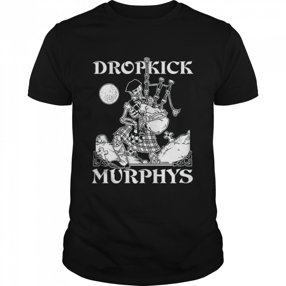 White Design Dropkick Murphys shirt