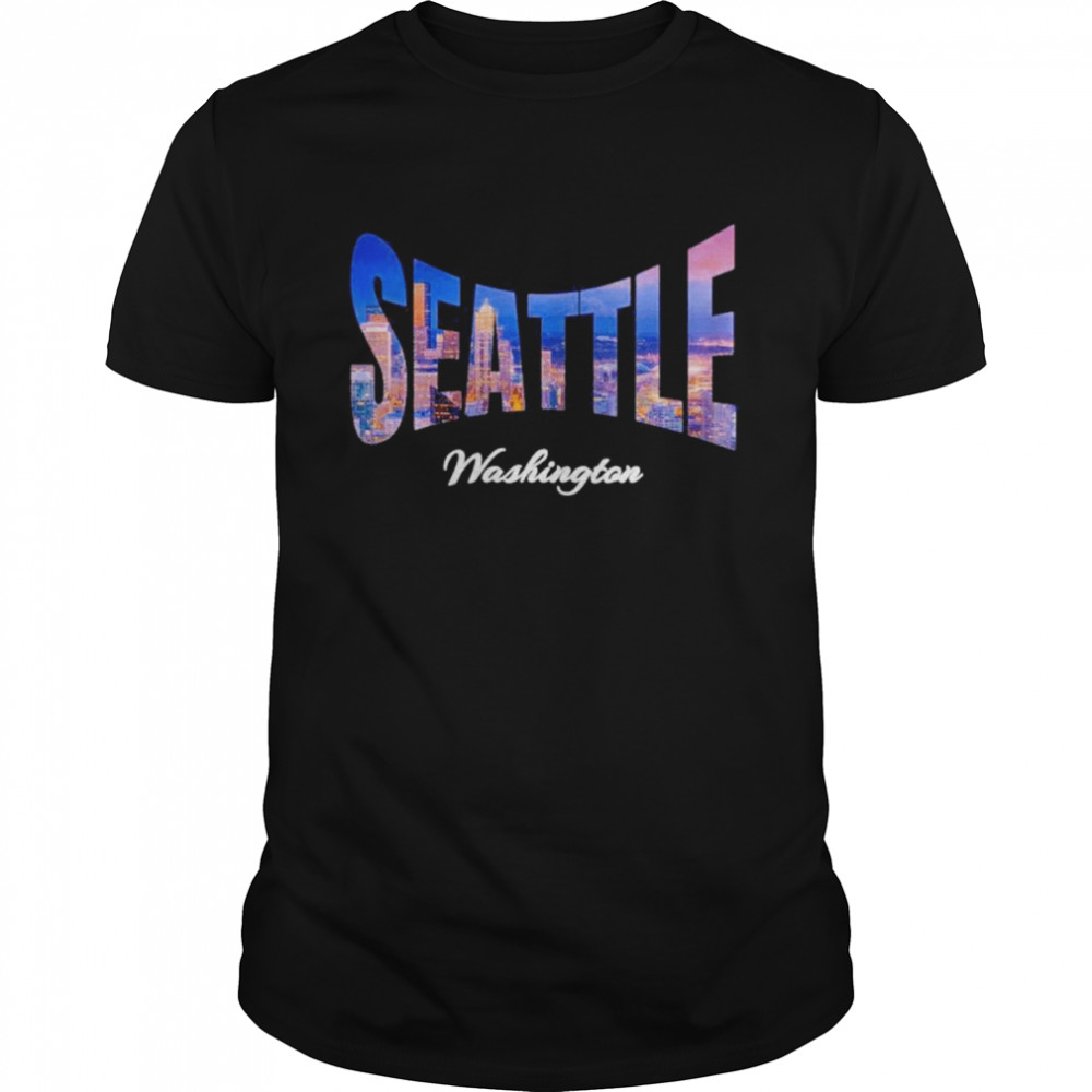 Wo Seattle Washington City Souvenirs Shirts