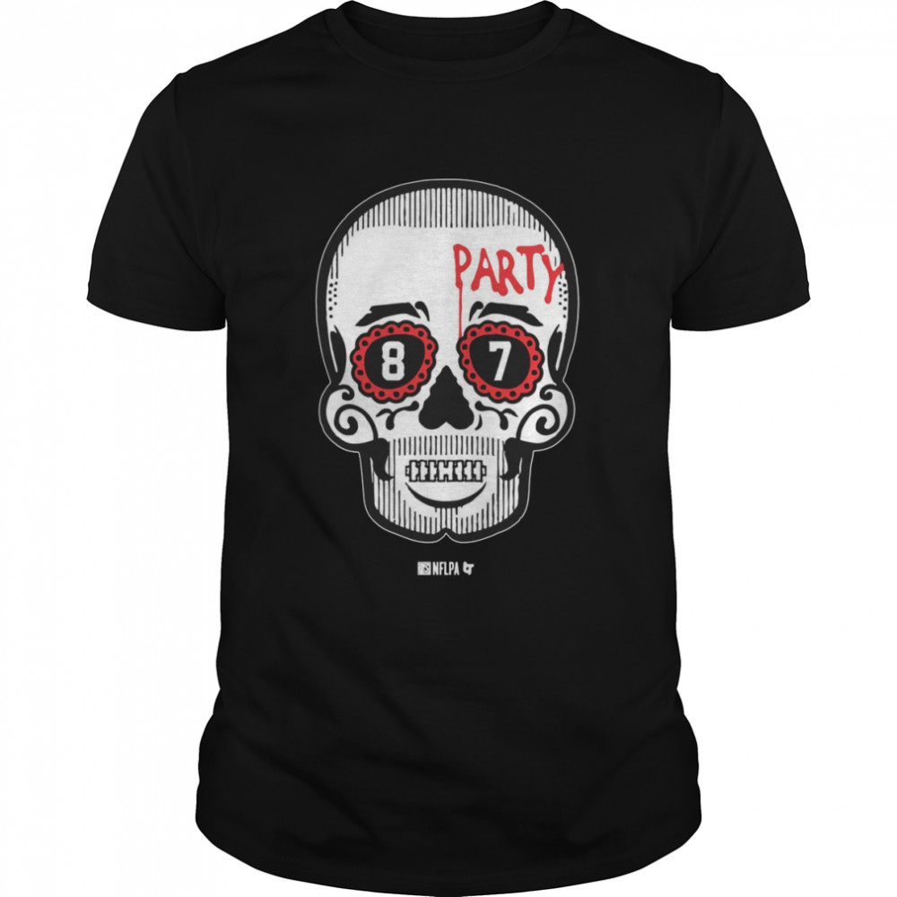Travis Kelce 87 Sugar Skull shirt