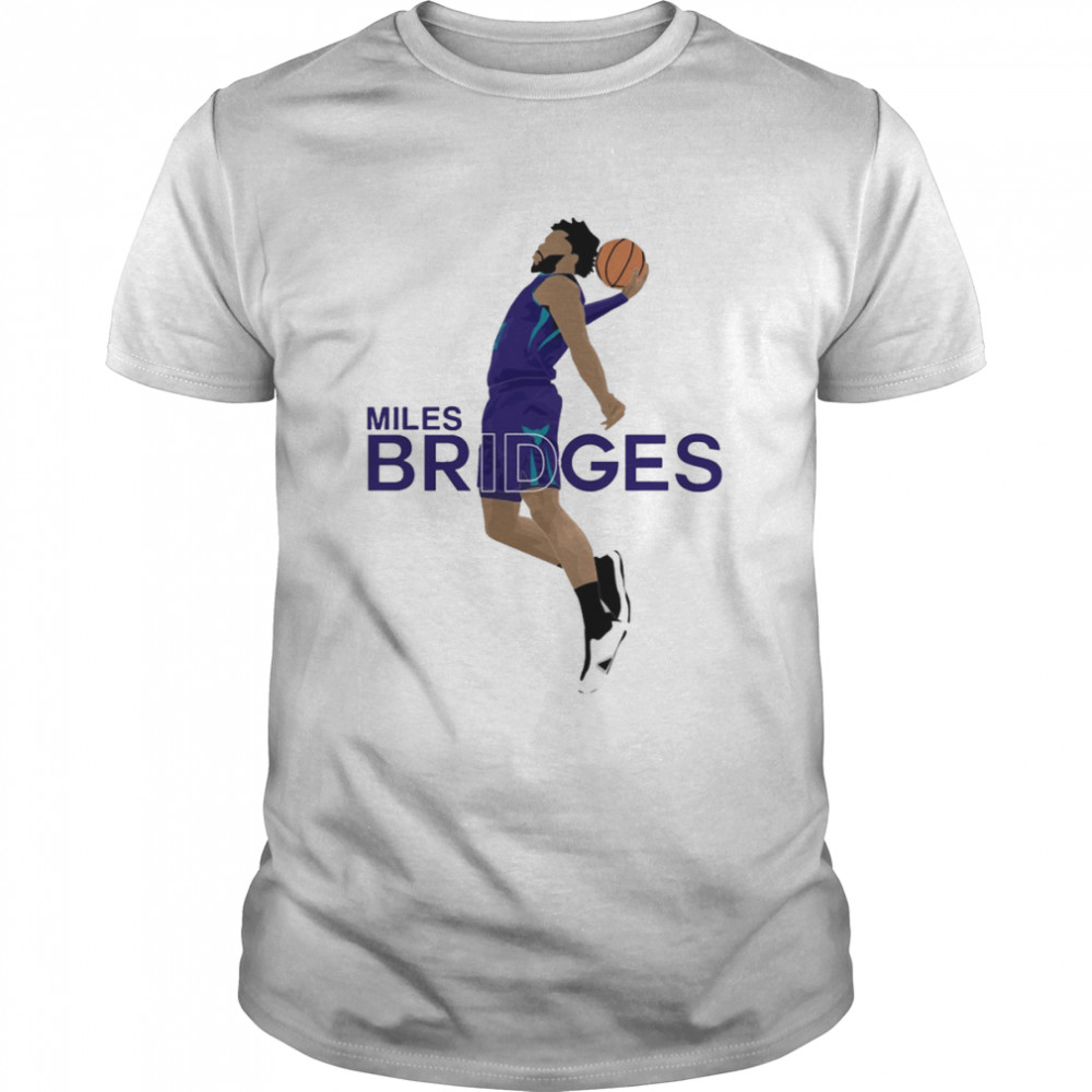 Charlotte Hornets NBA Miles Bridges Minimalist shirts