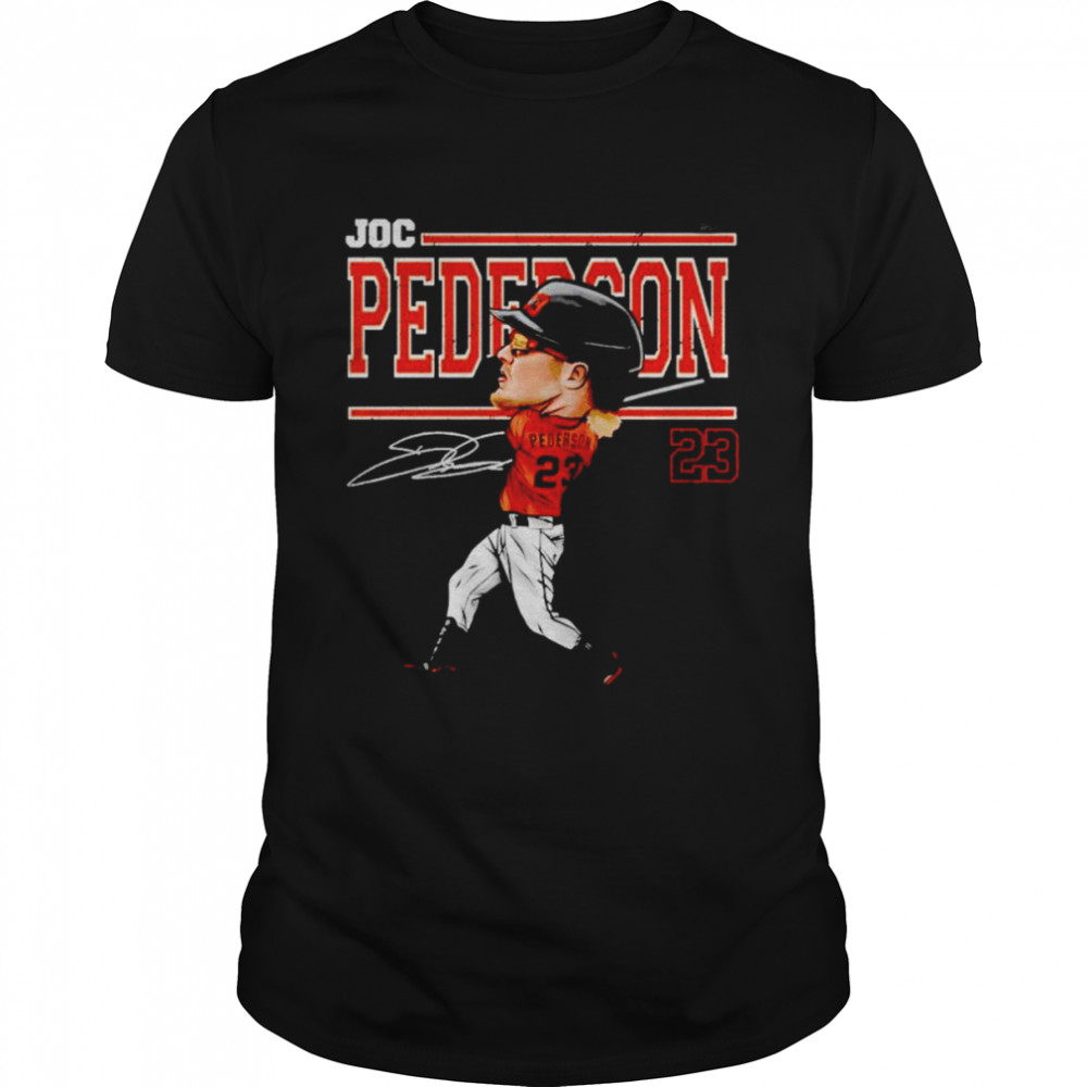 Joc Pederson San Francisco Giants Cartoon signature shirts