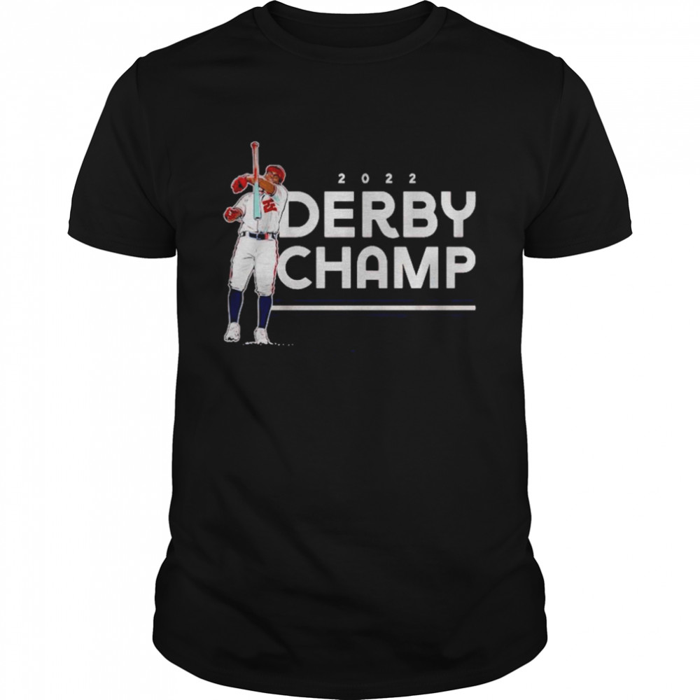 Juan Soto Derby Champ 2022 Signature Shirts