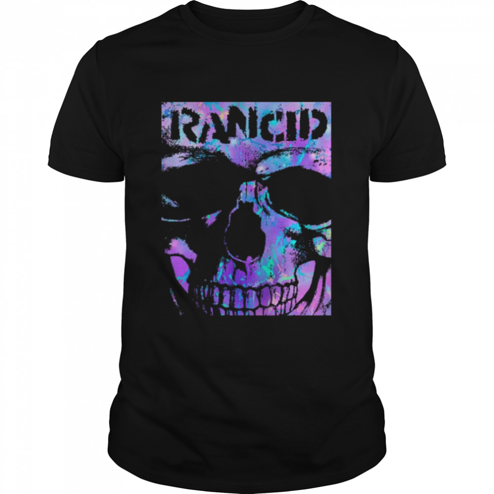 Pink Neon Color Design Rancid Band shirts