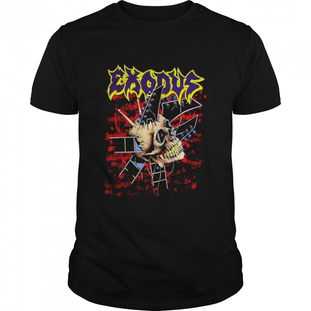 Skull Art Exodus Rock Band shirts