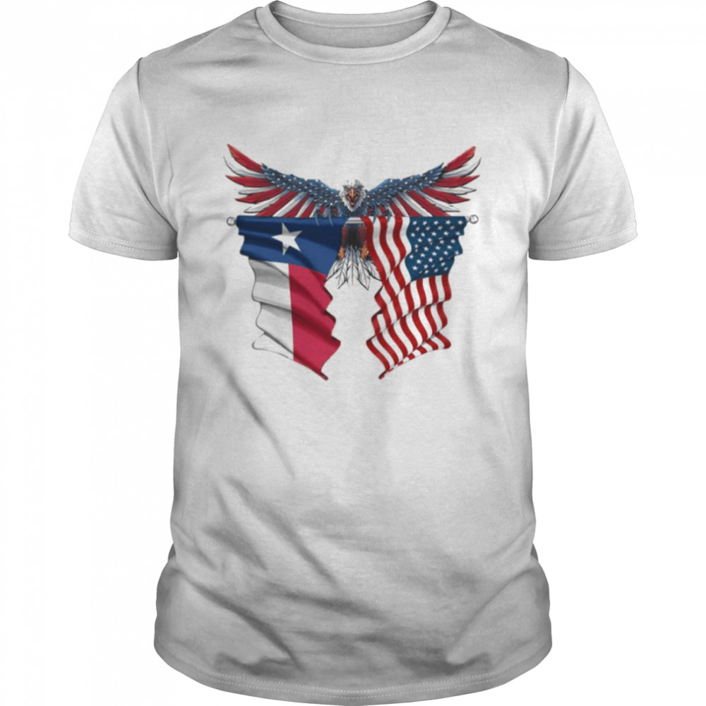 Texas American Flag Eagle United State shirts