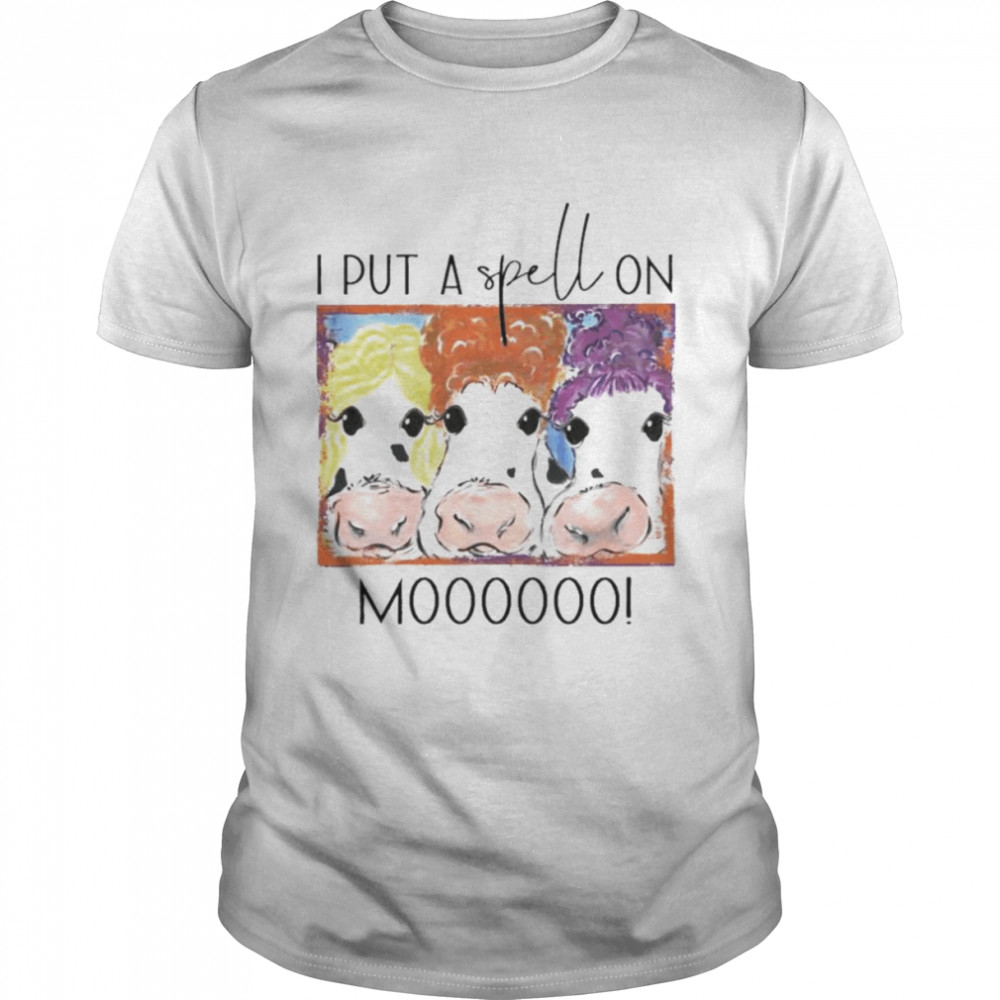 Hocus Pocus Cow I put a spell on moo shirt