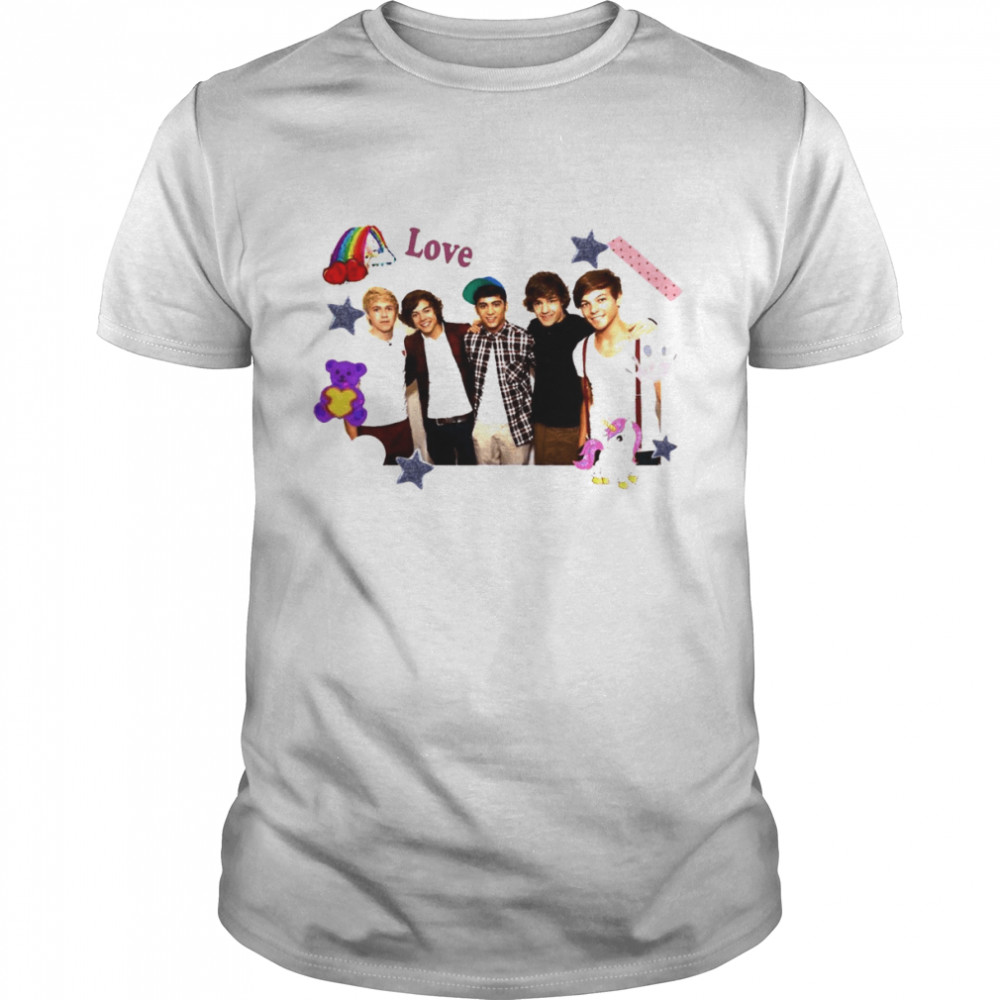 One Direction Love Retro T-Shirt