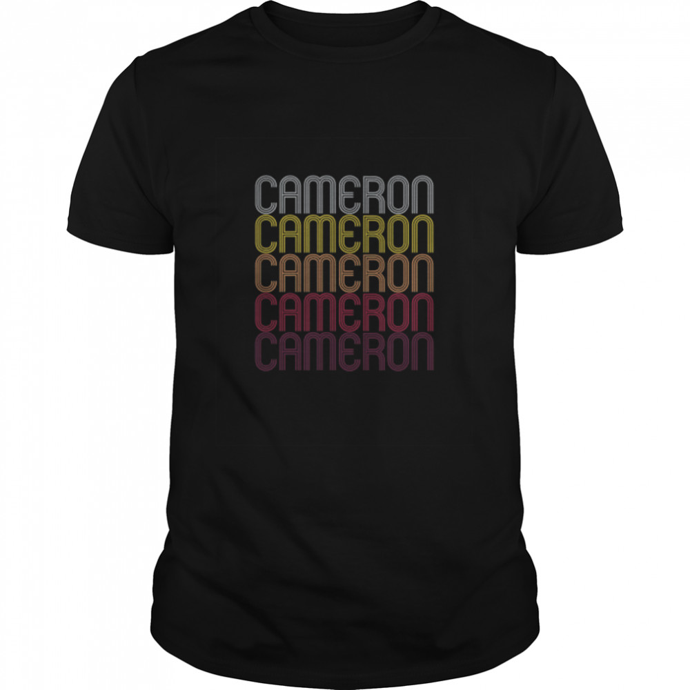 Cameron Personalized First Name Surname T-Shirt B0B7F245FSs