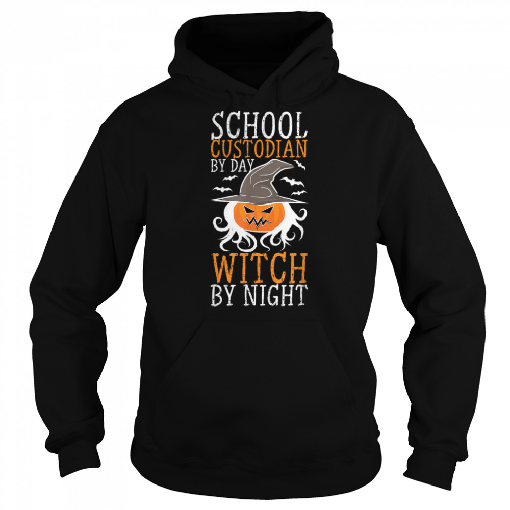 Halloween Witch & School Custodian T- B0B7JWK1RQ Unisex Hoodie