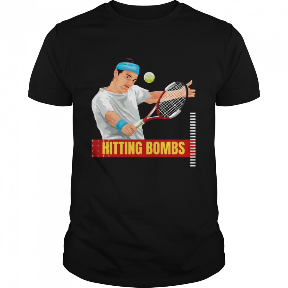 Hitting Bombs Magnet Tennis shirts