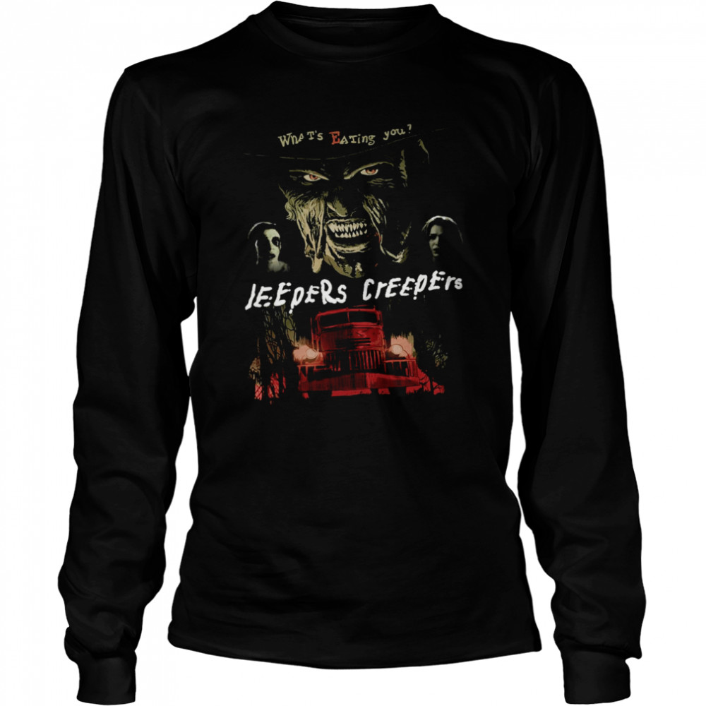 Jeepers Creepers Only Works With Black shirt Long Sleeved T-shirt