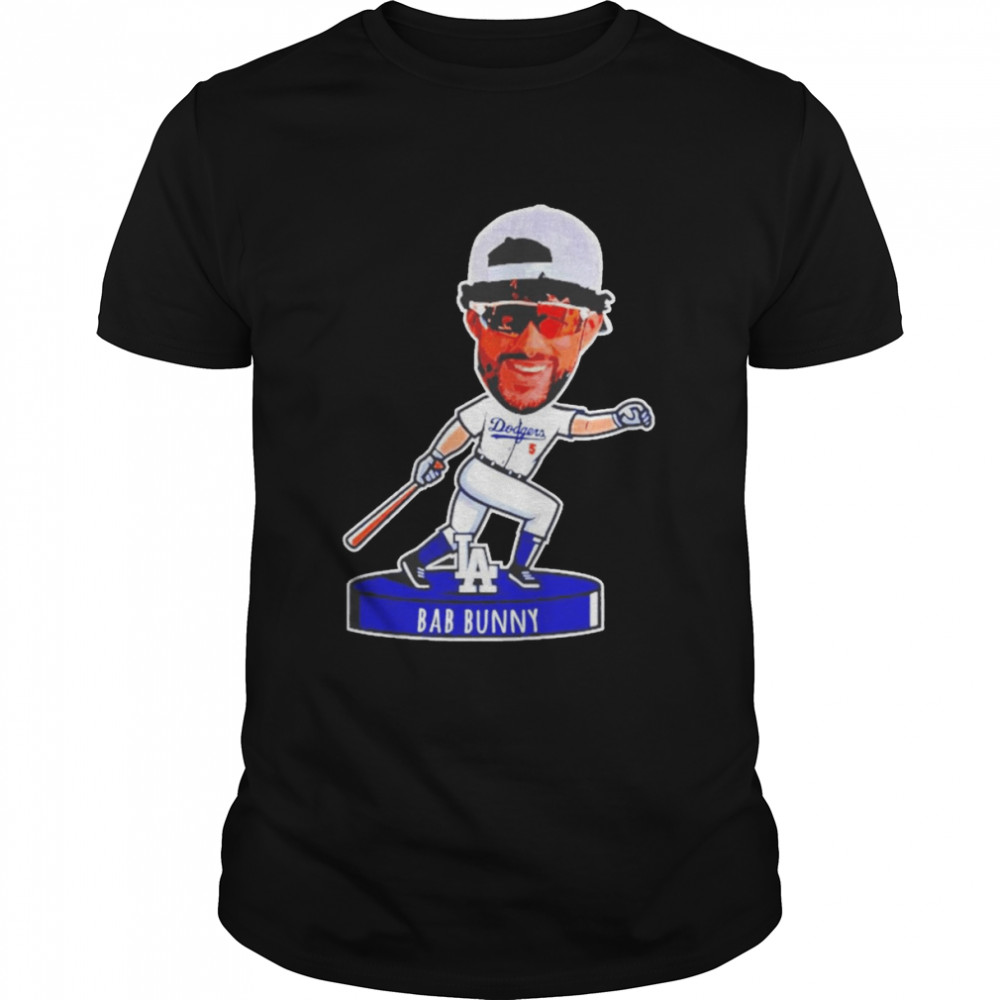 La Los Angeles Dodgers Bad Bunny Dodgers Meme  Classic Men's T-shirt