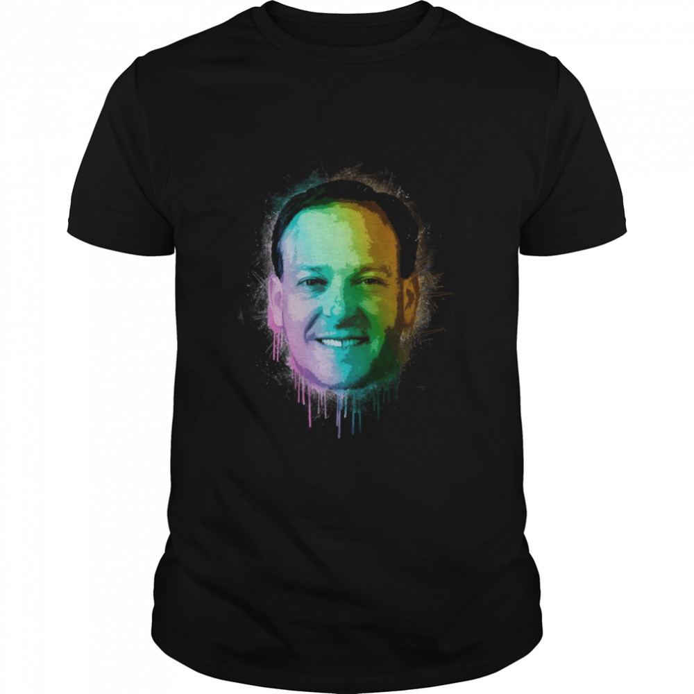 Lee Zeldin Urban Grunge Painting Rainbow Spectrum shirt Classic Men's T-shirt