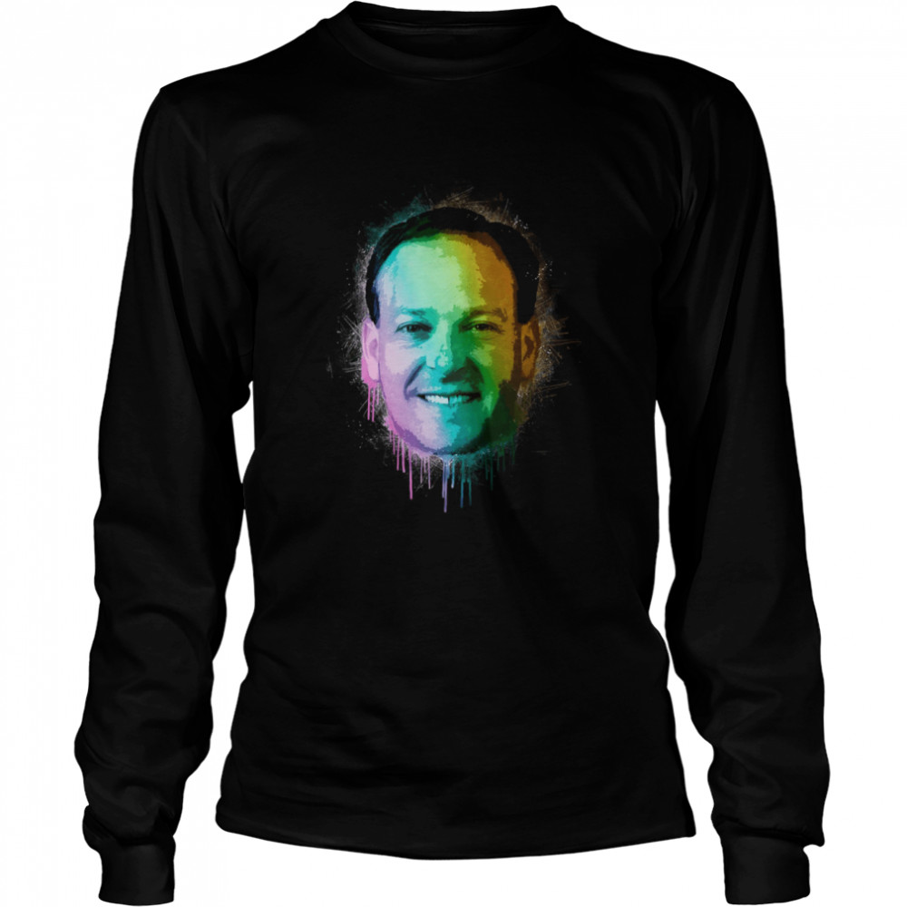 Lee Zeldin Urban Grunge Painting Rainbow Spectrum shirt Long Sleeved T-shirt