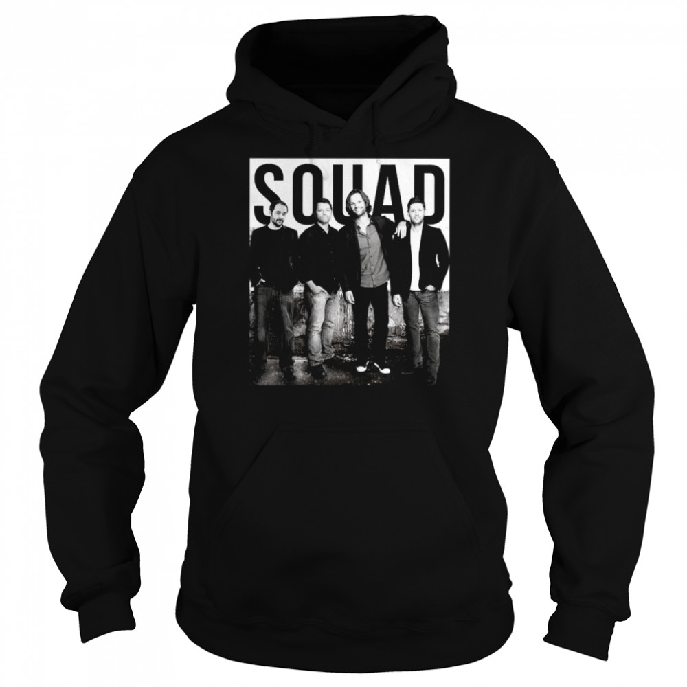 Squad Supernatural Mystery Movie Tv Series Fantasy Movie Winchester Brothers shirt Unisex Hoodie