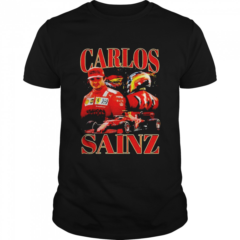 Carlos Sainz Formula 1 Racing Team Ferrari shirts