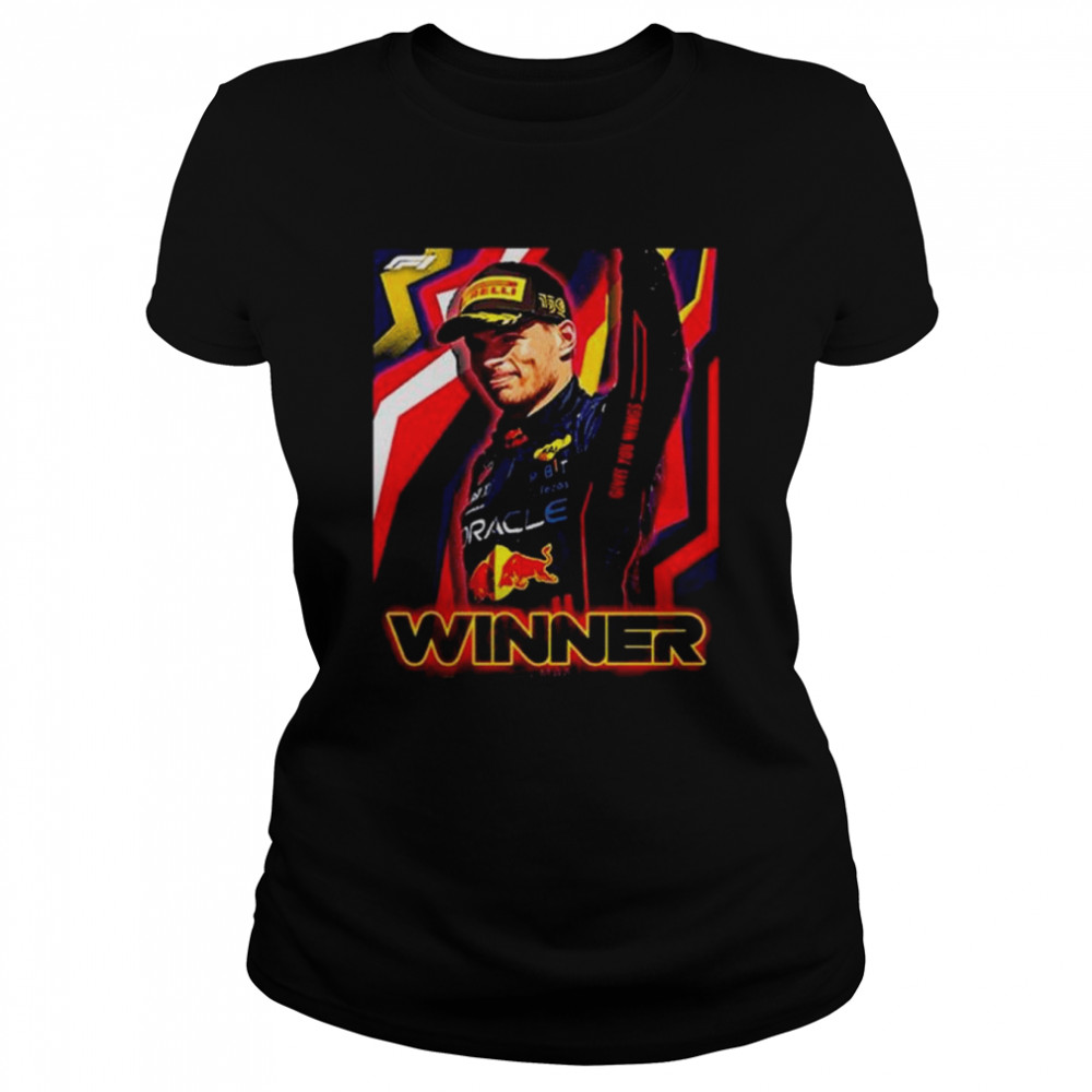 F1 oracle red bull racing max verstappen wins french gp shirt Classic Women's T-shirt