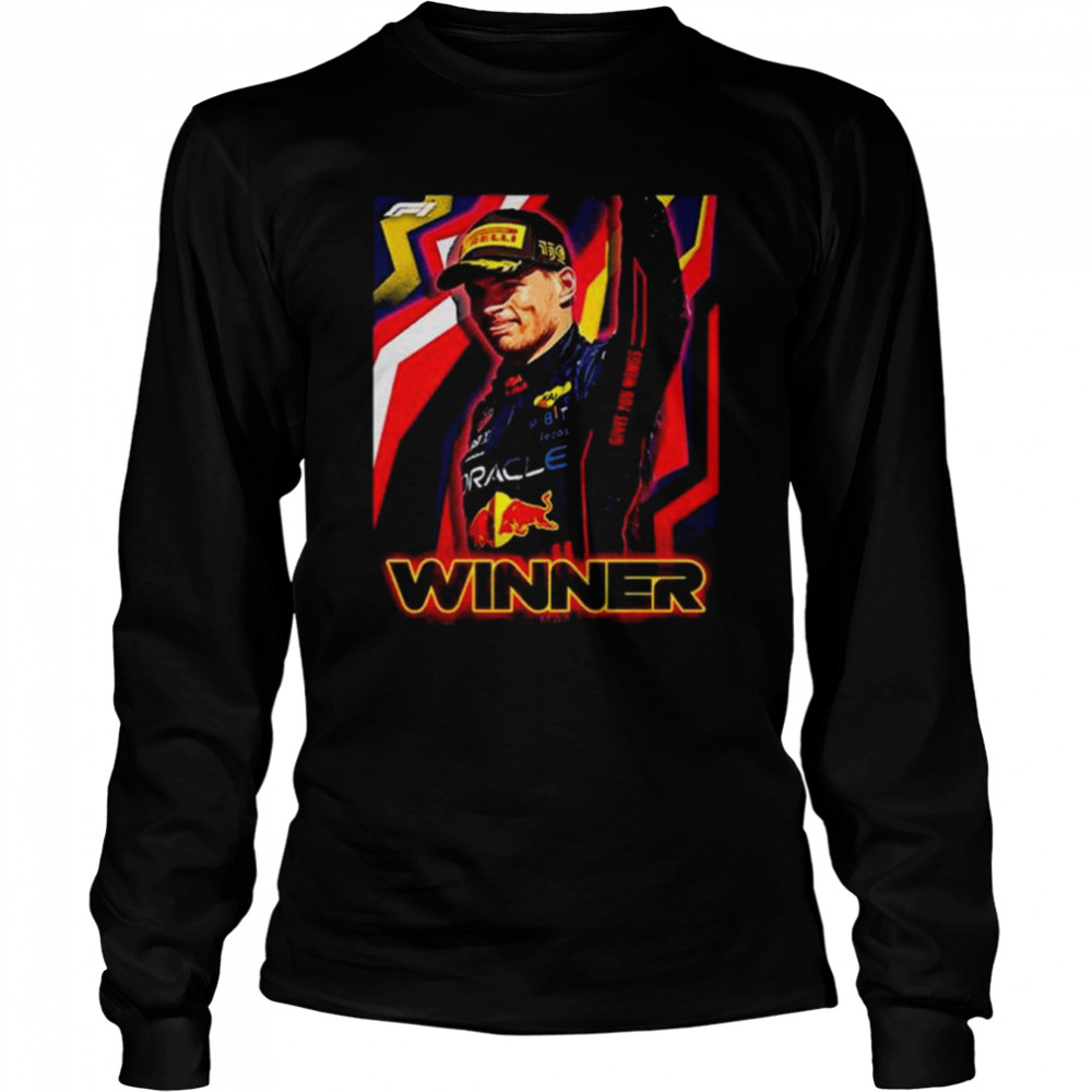 F1 oracle red bull racing max verstappen wins french gp shirt Long Sleeved T-shirt