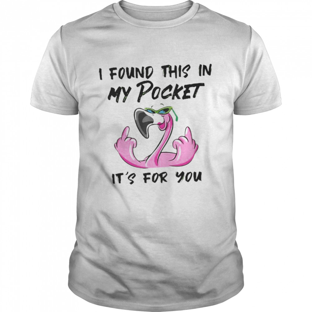 Flamingo I found this in my pocket Its’s for You 2022 shirts