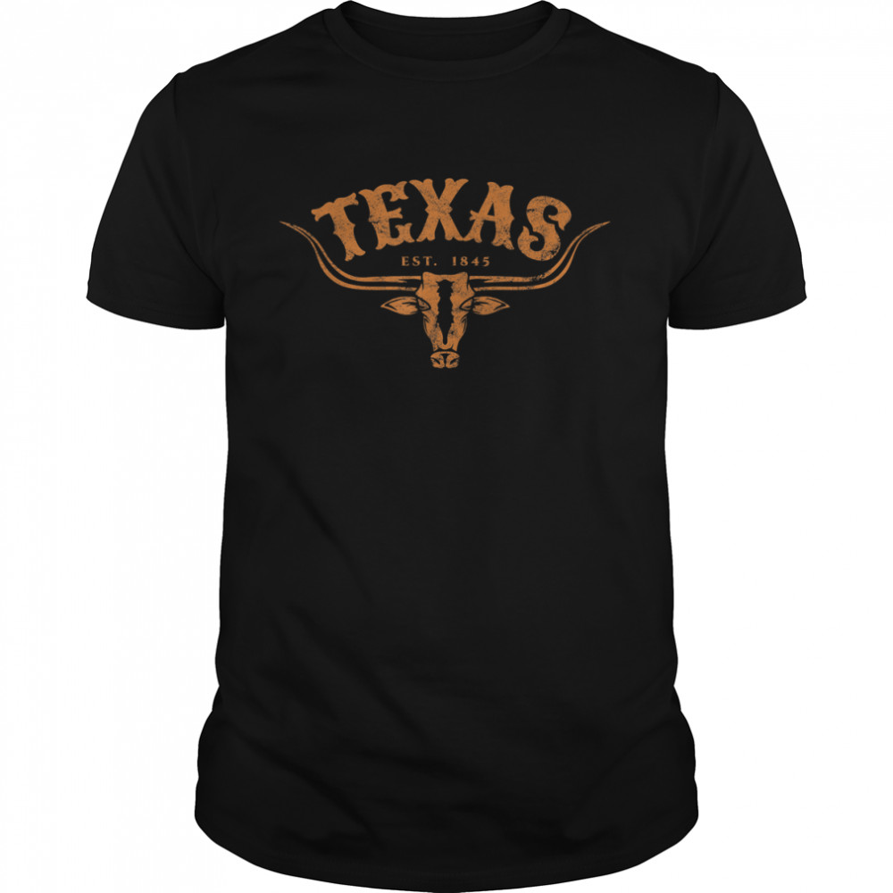 Texas Longhorn Austin Pride Vintage Beauty Design T-Shirts