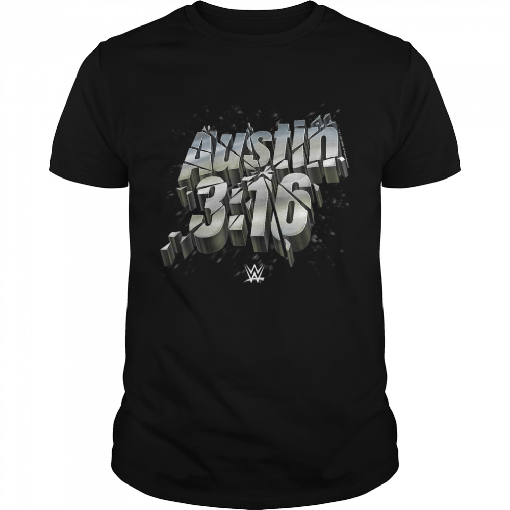 WWEs Austins 316s 3Ds Shattereds Logos T-Shirts