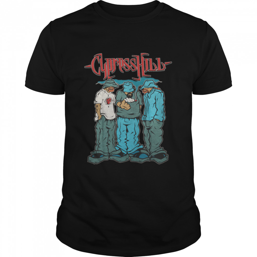 Illustration Cypress Hill Group shirt