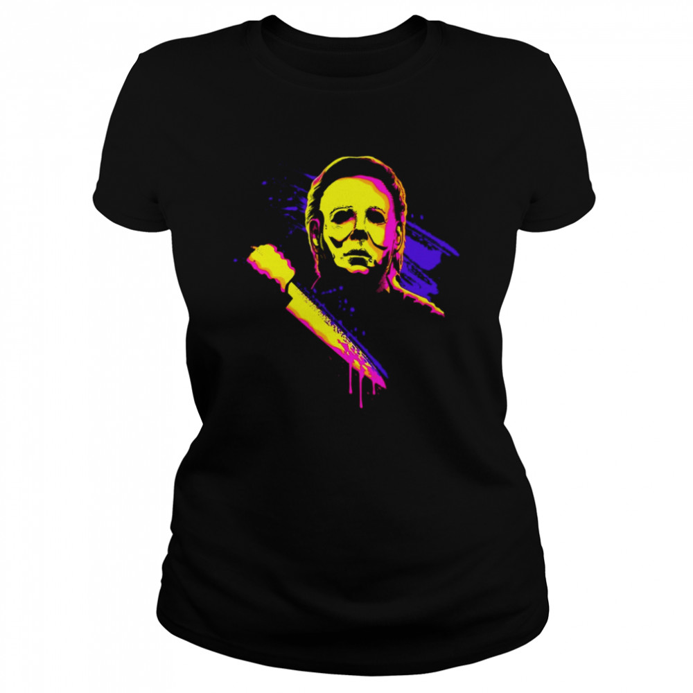 Neon Michael Myers Halloween 80s 90s Horror shirt - Trend T Shirt Store ...