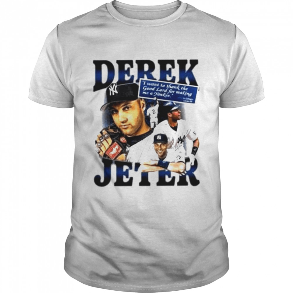 Vintage 90s Derek Jeter Player NY Yankees Basketball shirts