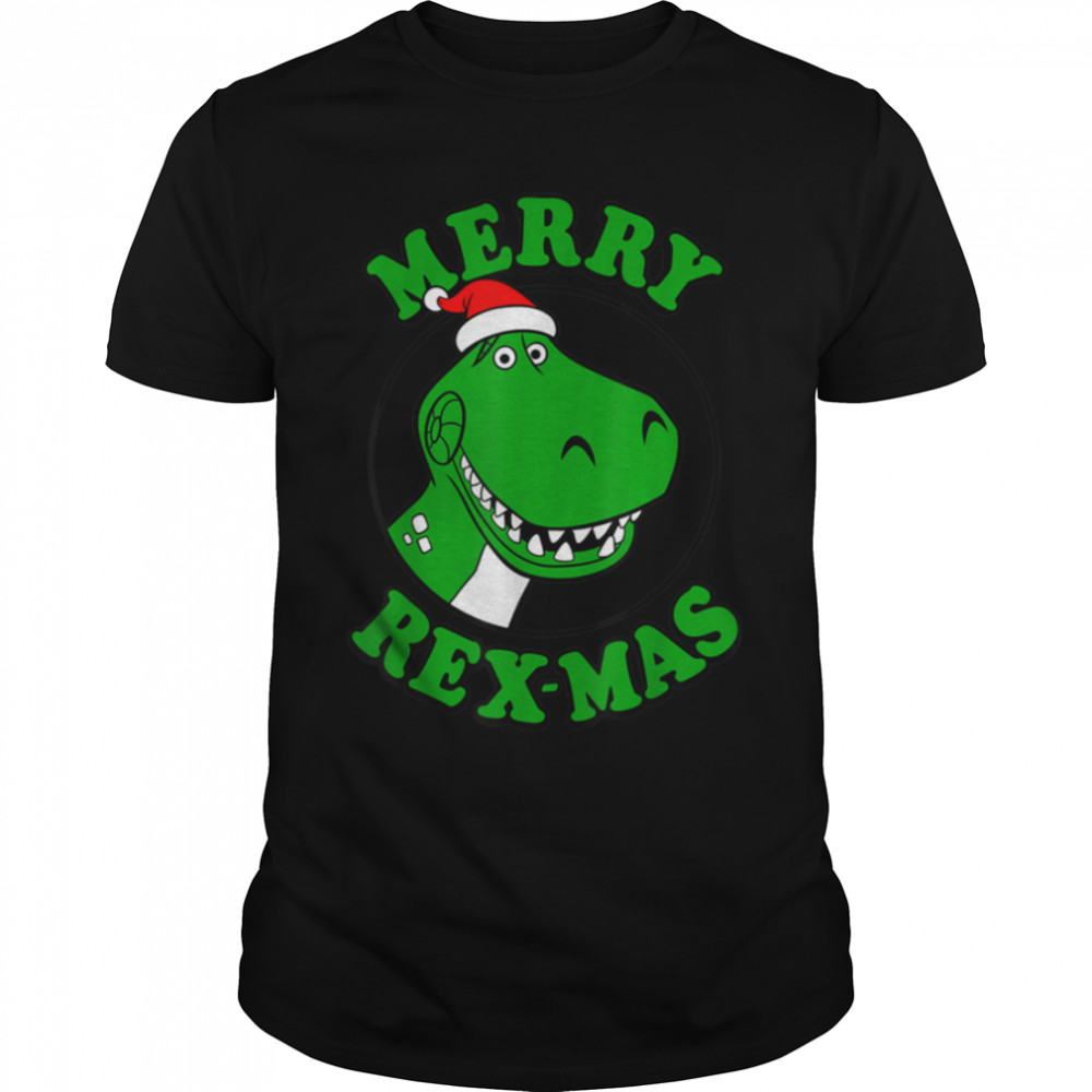 Disney Pixar Toy Story Merry Rex-Mas Christmas T- B07KBMWWV6 Classic Men's T-shirt