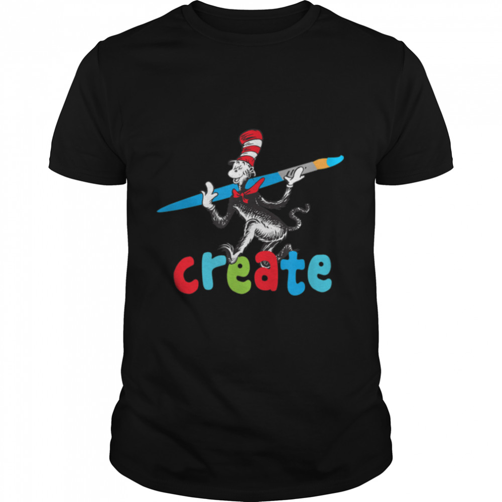 Dr. Seuss Create T- B07VXD3DF3 Classic Men's T-shirt