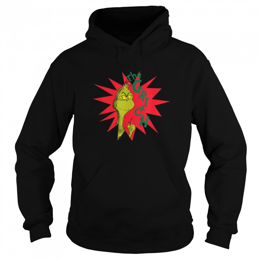 Dr. Seuss Grinch Burst T-shirt B07PHXJPK2 Unisex Hoodie