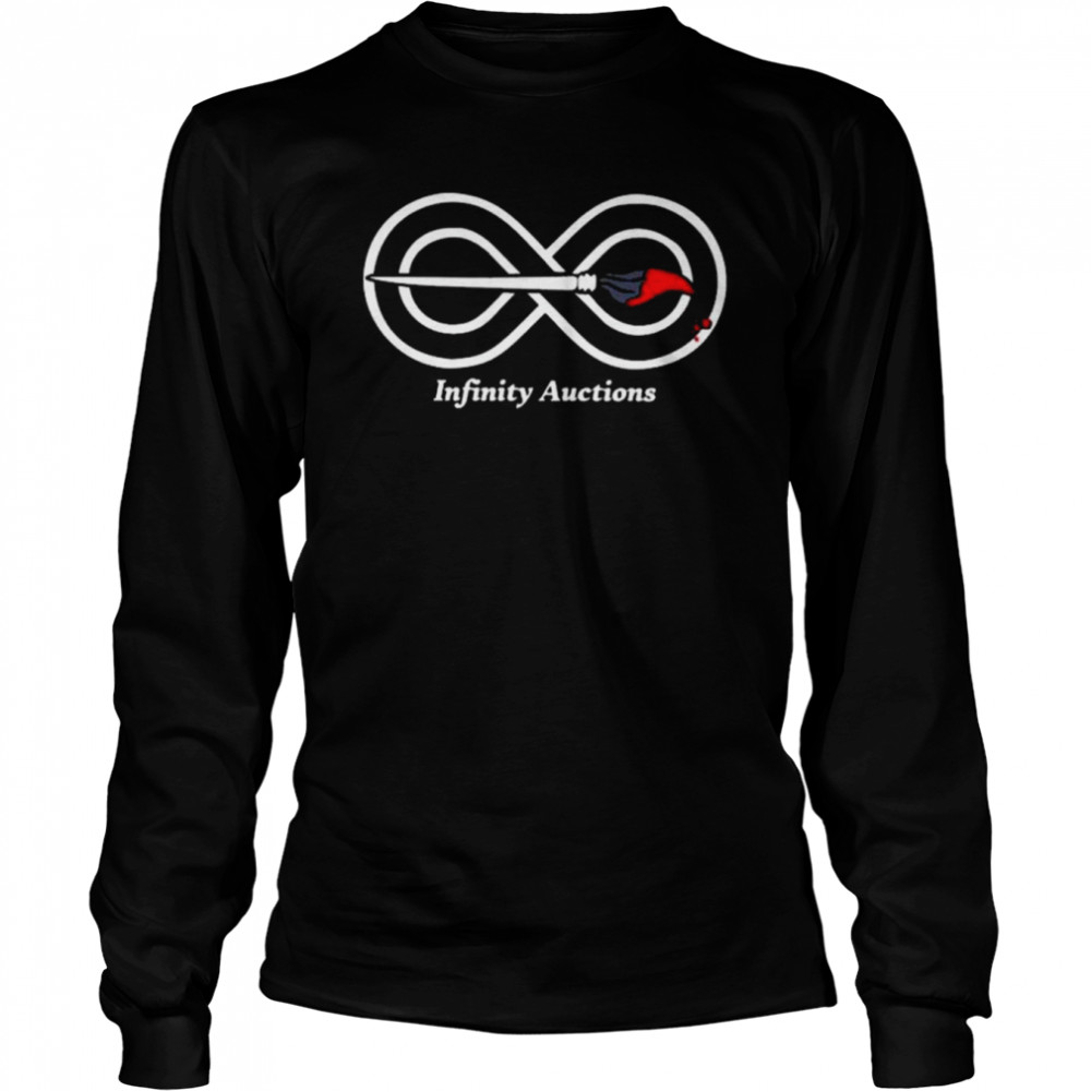 Infinity auctions our utility is infinity shirt Long Sleeved T-shirt