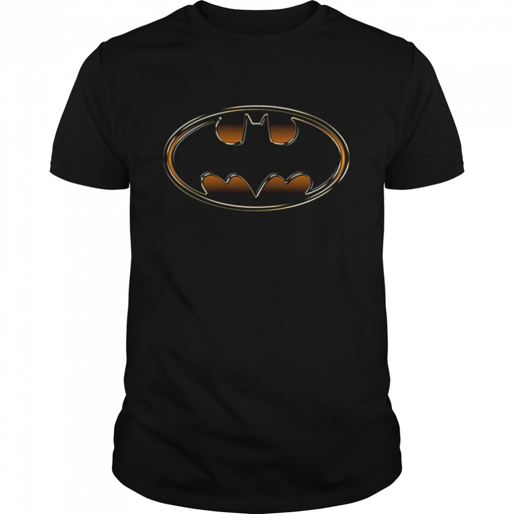 Gold and Black Logo Batman T-Shirt
