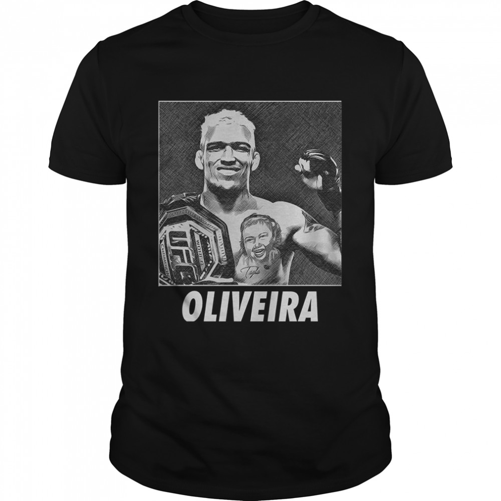 Charles Oliveira 90s Vintage Style Boxing shirts