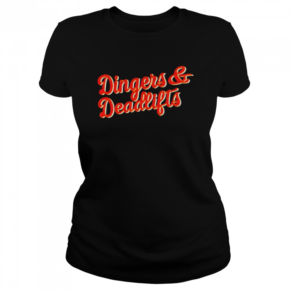 Gabe Kapler Dingers and Deadlifts T-shirt Classic Women's T-shirt