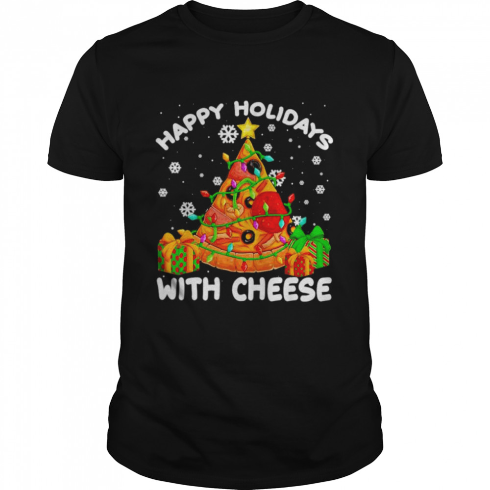 Happy Holidays With Cheese Xmas shirt