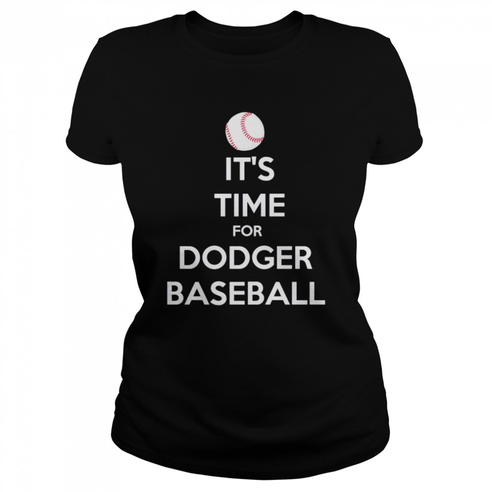 It's Time For Dodgers Baseball quotes Vin Scully T-Shirt - Anynee