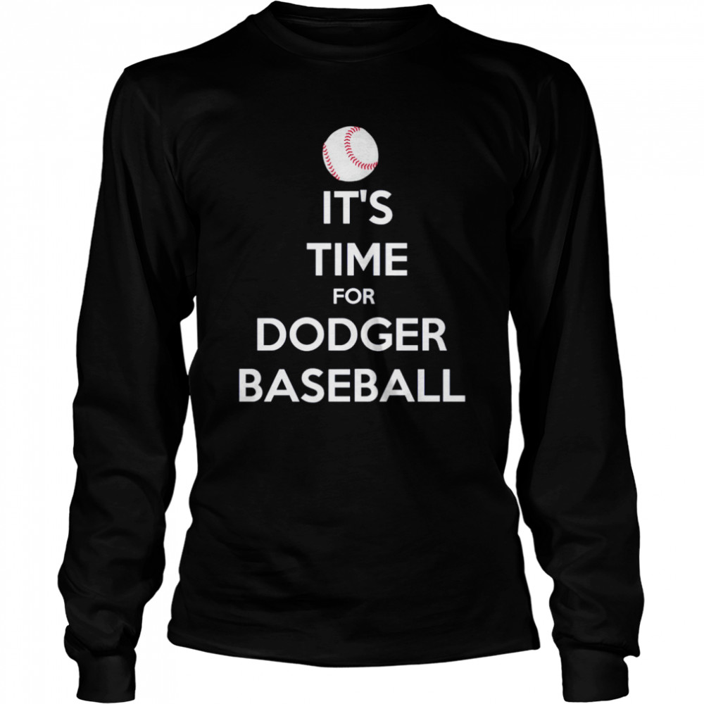 It's Time For Dodgers Baseball quotes Vin Scully T-Shirt - Anynee