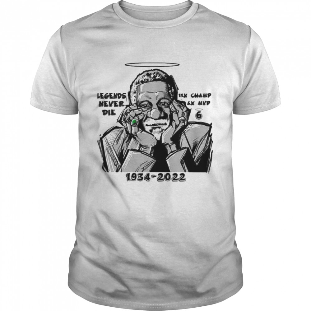 Legends Never Die Bill Russell  Classic Men's T-shirt